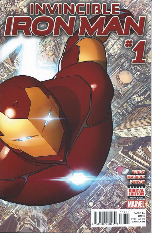 INVINCIBLE IRON MAN (2ND SERIES) # 1 NM