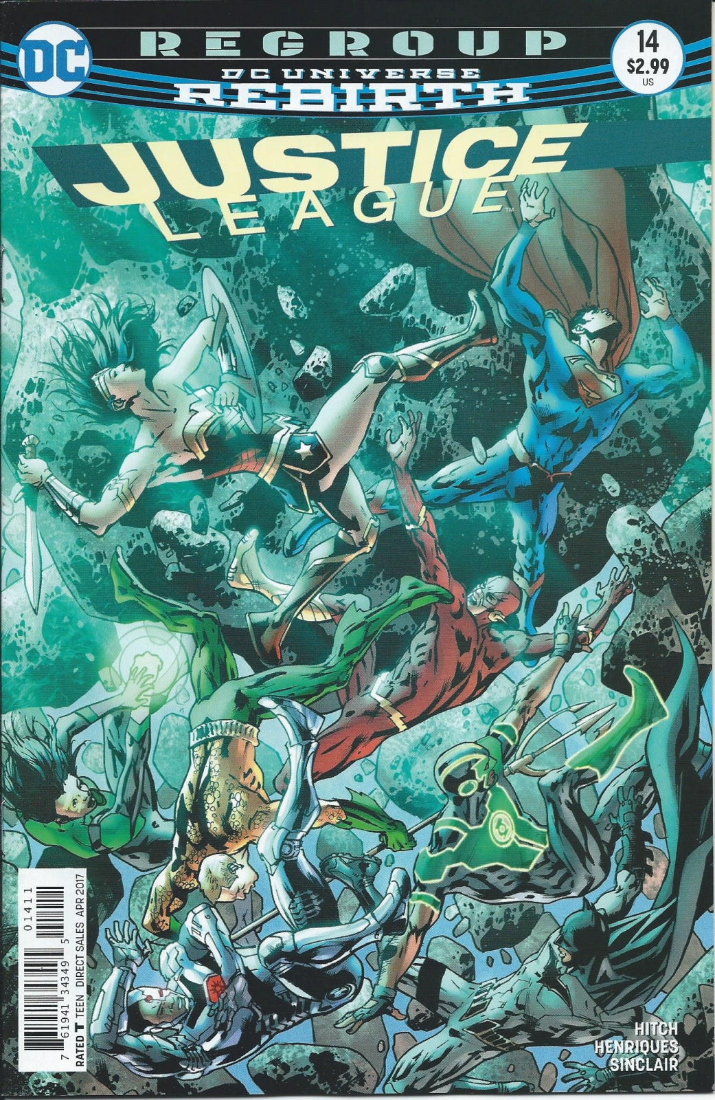 JUSTICE LEAGUE (3RD SERIES) #14 NM