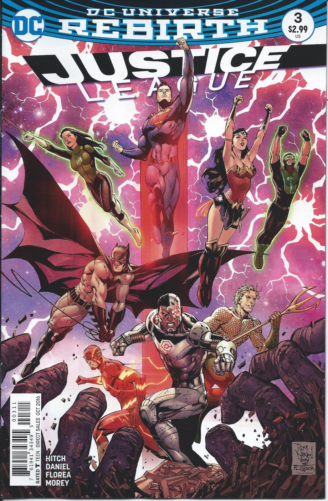 JUSTICE LEAGUE (3RD SERIES) # 3 VF