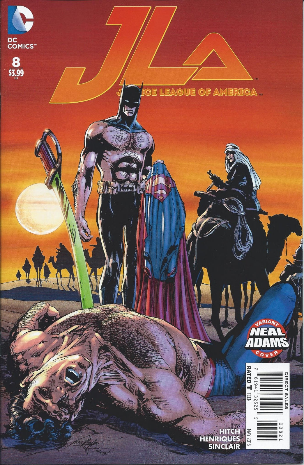 JUSTICE LEAGUE OF AMERICA (4TH SERIES) # 8 NM Neal Adams Variant