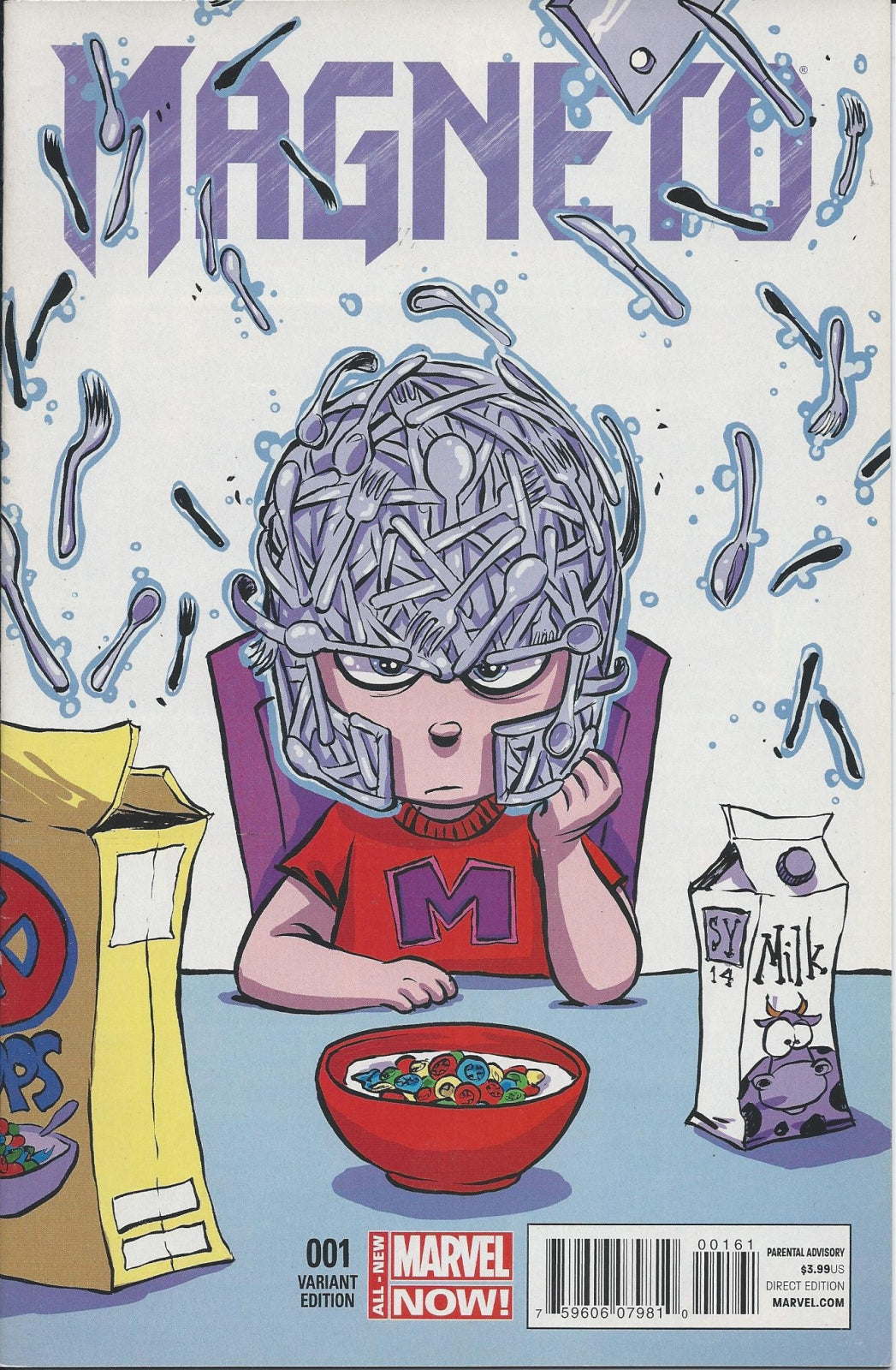 MAGNETO (4TH SERIES) # 1 NM Skottie Young Variant