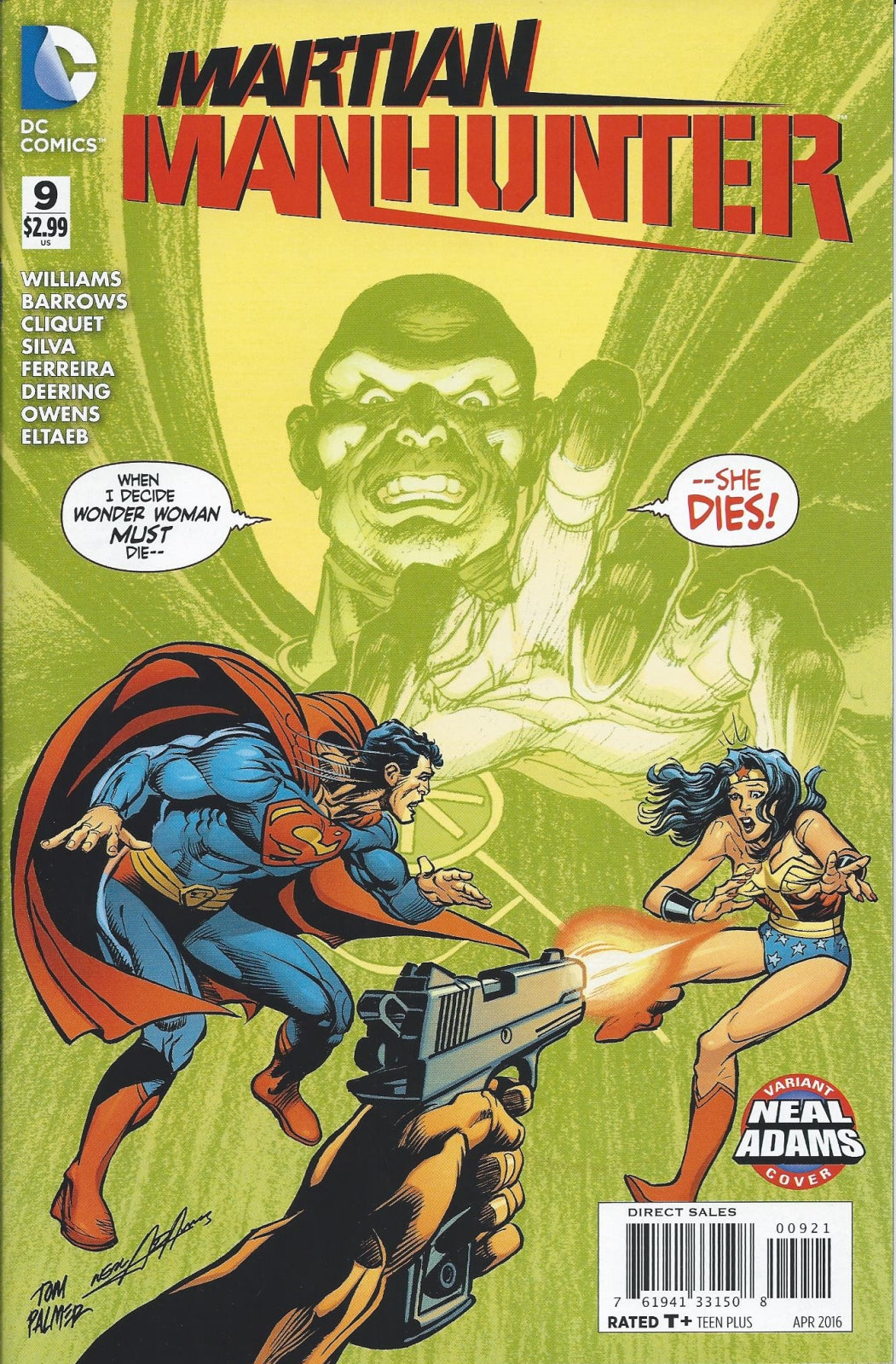 MARTIAN MANHUNTER (3RD SERIES) # 9 NM Neal Adams Variant A