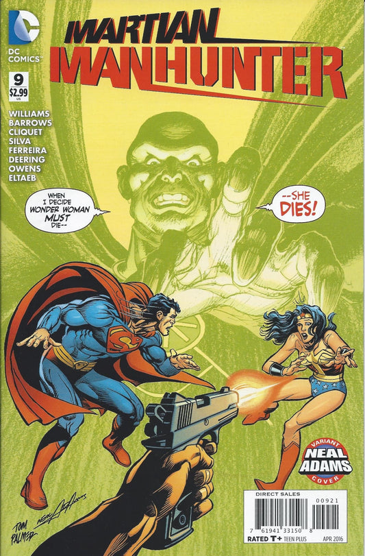 MARTIAN MANHUNTER (3RD SERIES) # 9 NM Neal Adams Variant