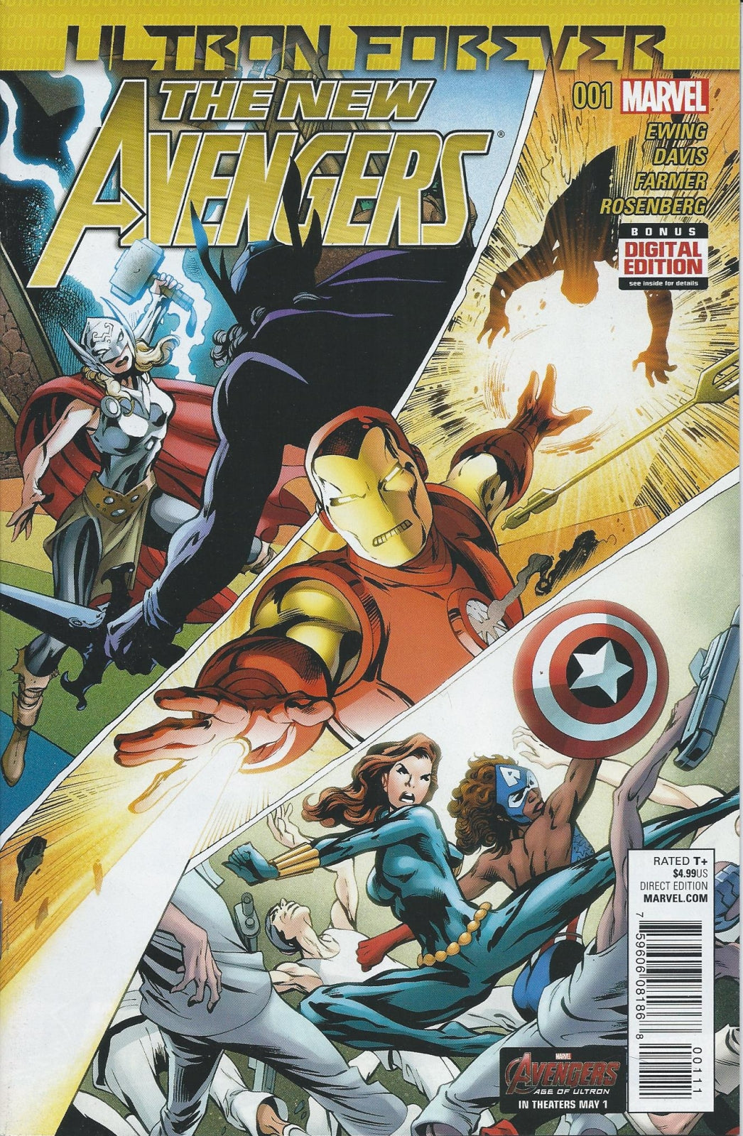 NEW AVENGERS: ULTRON FOREVER # 1 NM