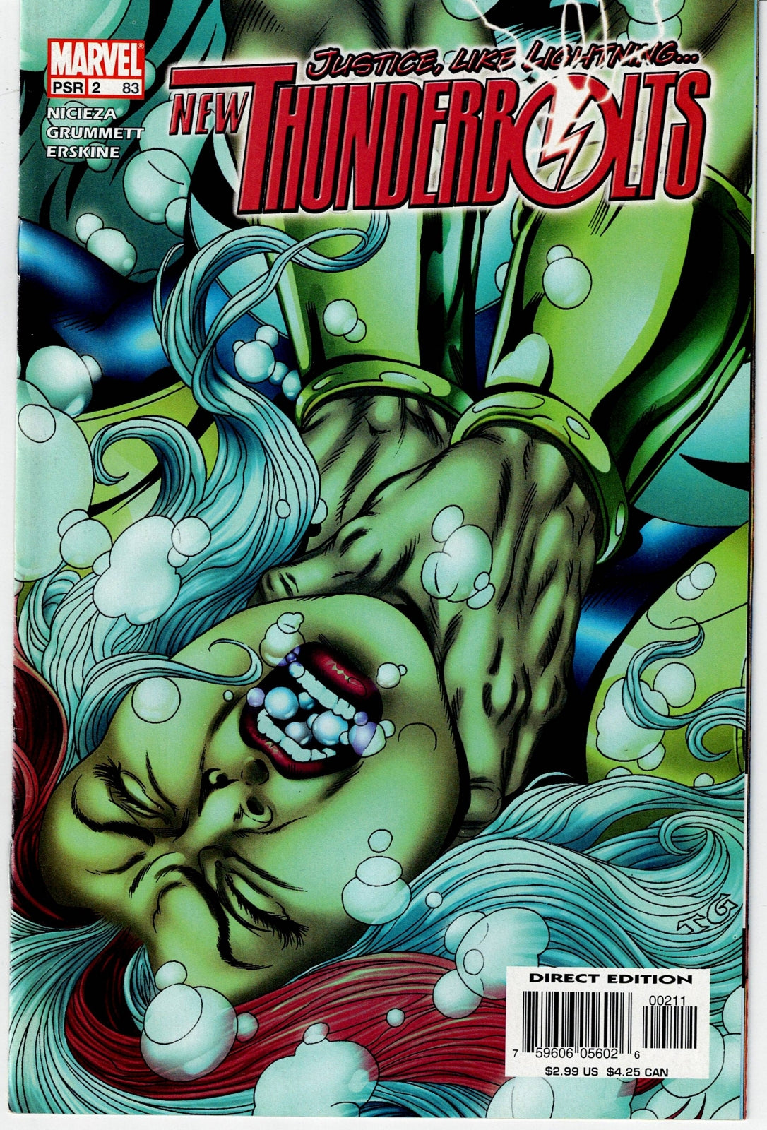 NEW THUNDERBOLTS (1ST SERIES) # 2 NM-