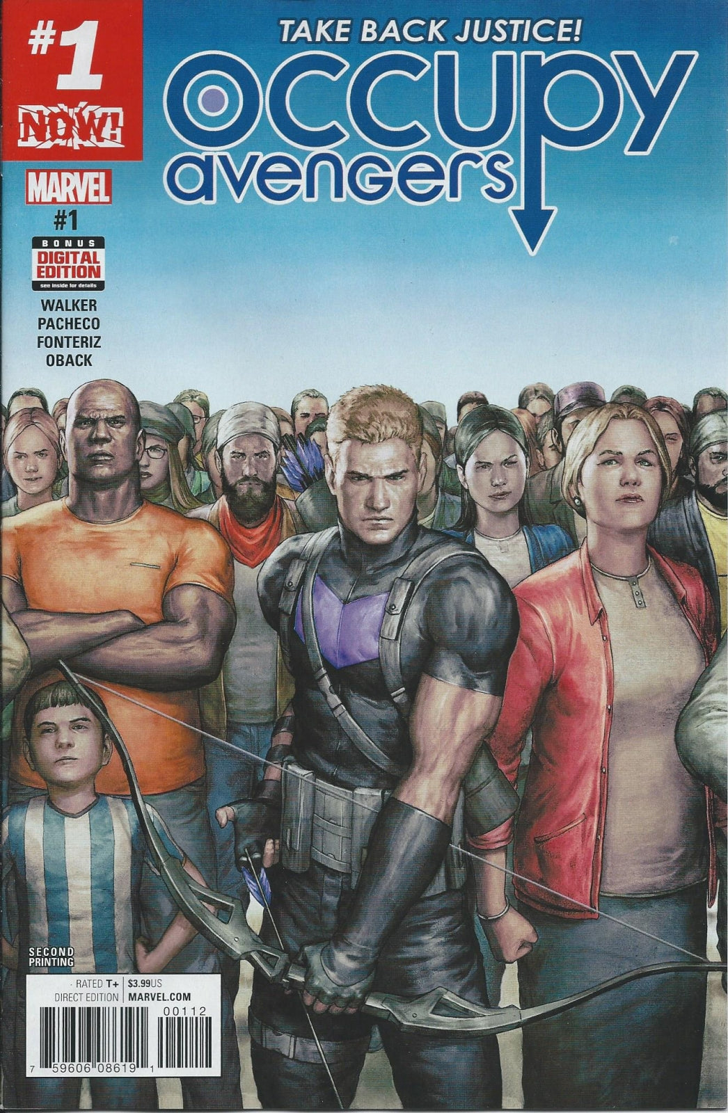 OCCUPY AVENGERS # 1 NM 2nd Printing