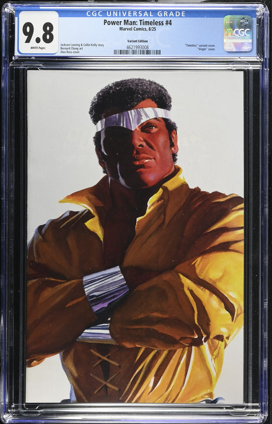 POWER MAN: TIMELESS # 4 CGC 9.8 NM/MT Alex Ross Timeless Power Man