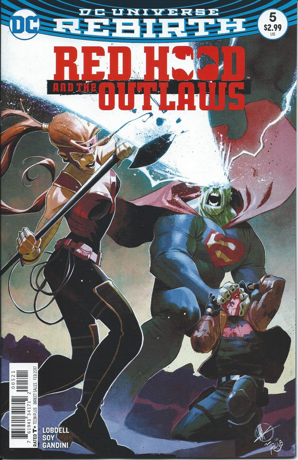 RED HOOD AND THE OUTLAWS (2ND SERIES) # 5 NM Matteo Scalera Variant