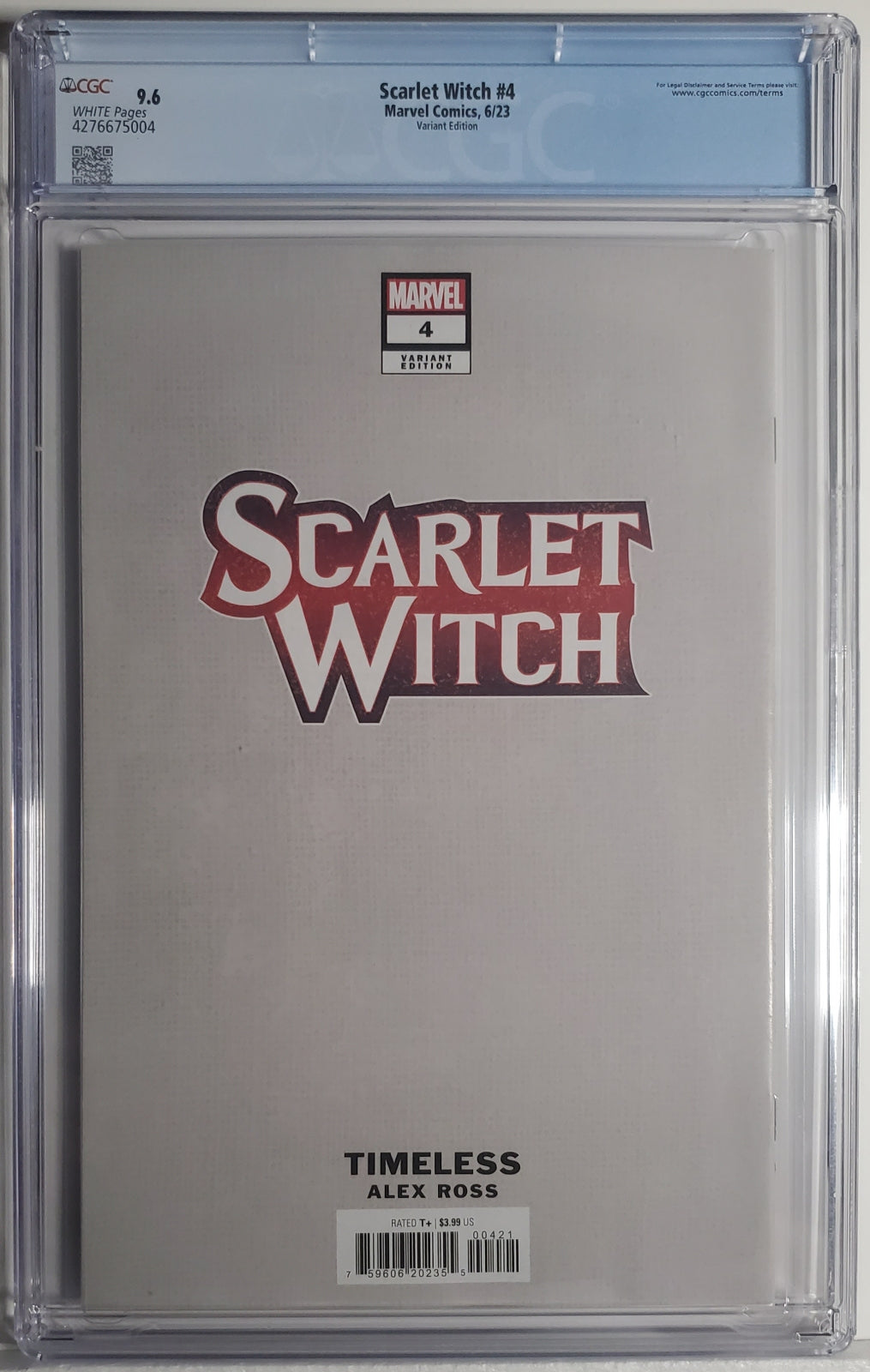 SCARLET WITCH (3RD SERIES) # 4 CGC 9.6 NM+ Alex Ross Timeless Magneto