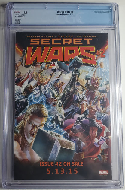 SECRET WARS # 1 CGC 9.4 NM