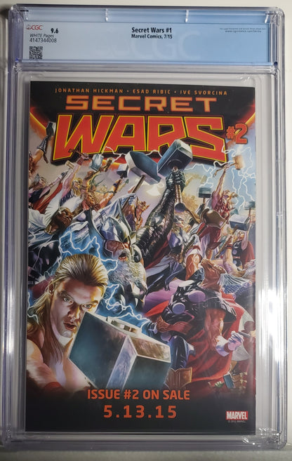 SECRET WARS # 1 CGC 9.6 NM+