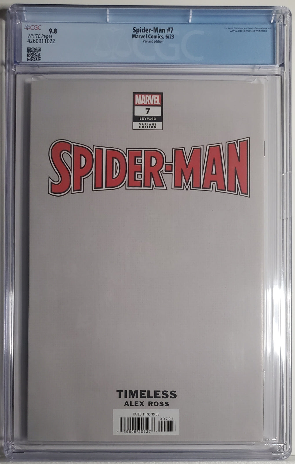 SPIDER-MAN (4TH SERIES) # 7 CGC 9.8 NM/MT Alex Ross Timeless Doctor Octopus