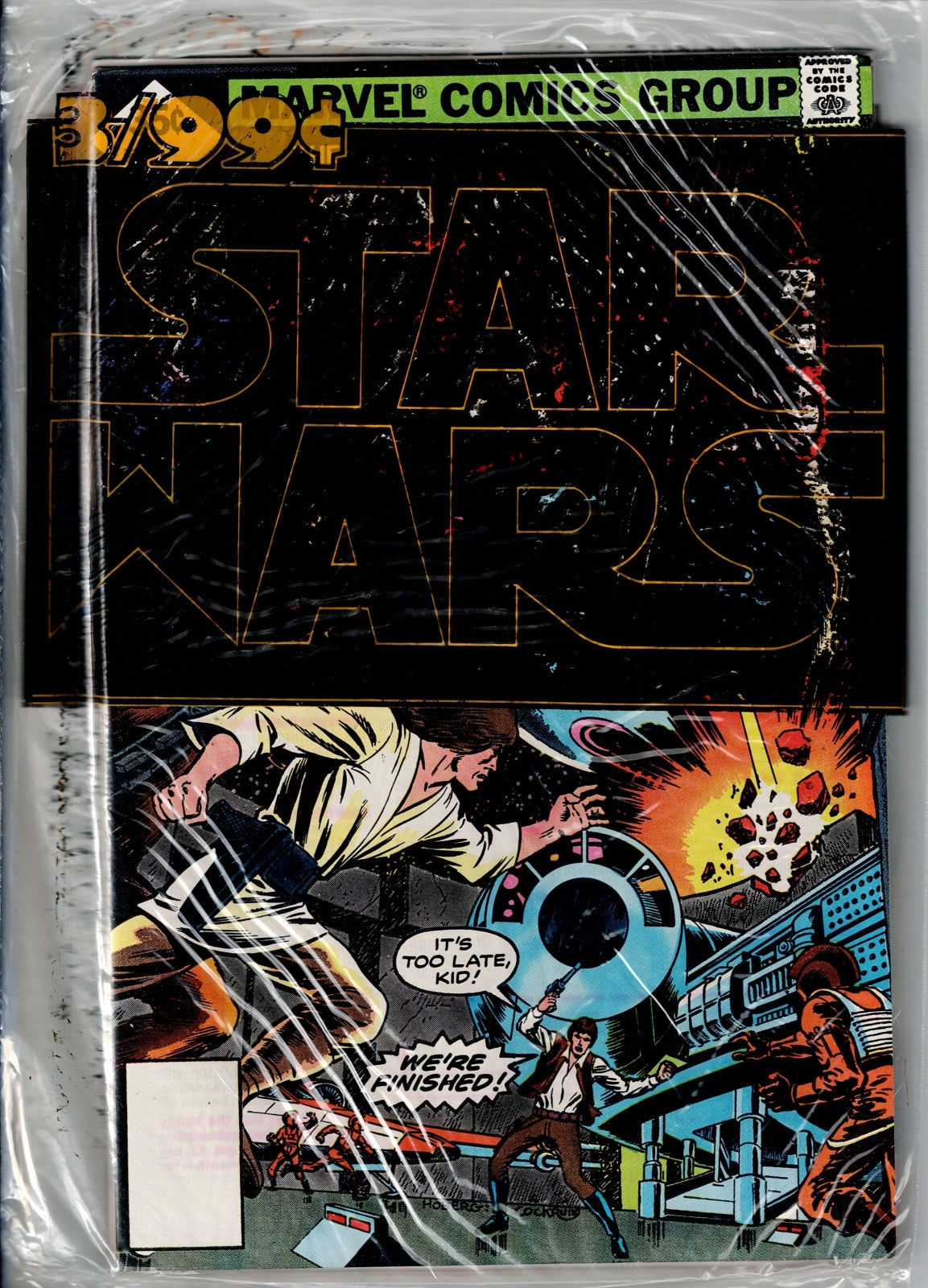 STAR WARS (1ST SERIES) # 4-6 Whitman Variants in Sealed Polybag (A)