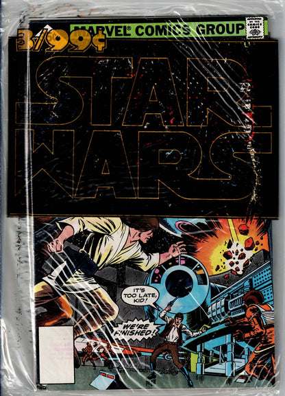 STAR WARS (1ST SERIES) # 4-6 Whitman Variants in Sealed Polybag (A)