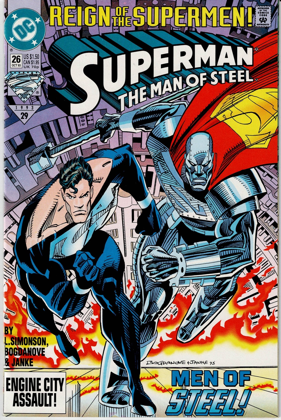SUPERMAN: THE MAN OF STEEL # 26 NM
