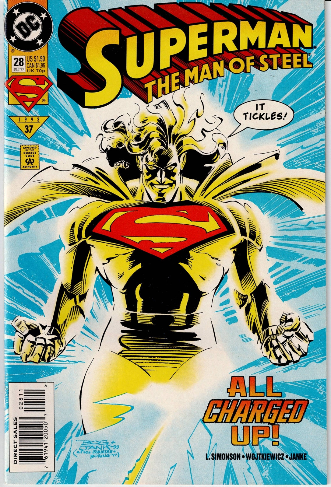 SUPERMAN: THE MAN OF STEEL # 28 VF/NM