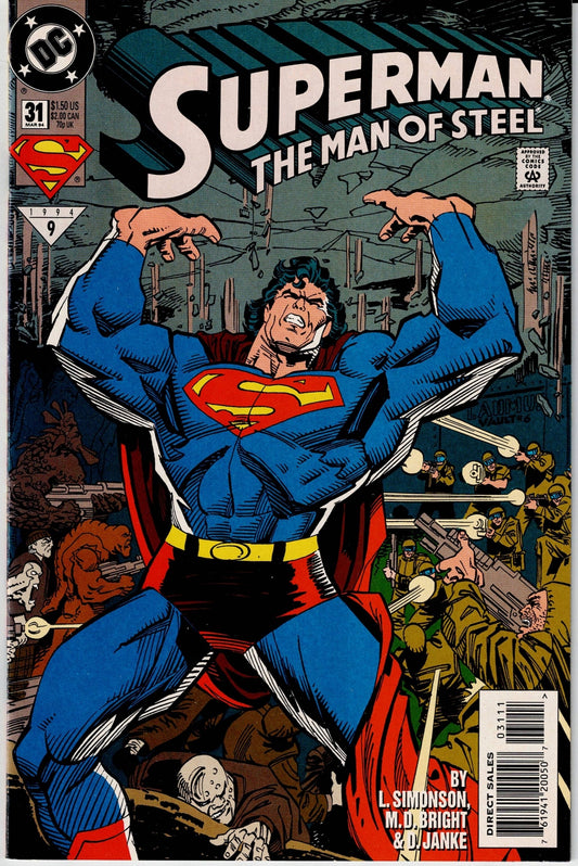 SUPERMAN: THE MAN OF STEEL # 31 VF
