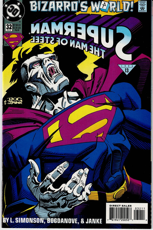 SUPERMAN: THE MAN OF STEEL # 32 VF/NM