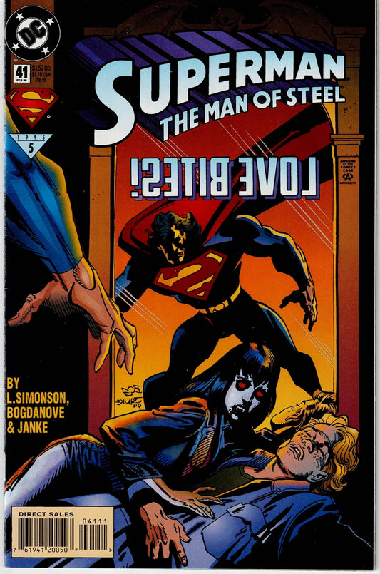 SUPERMAN: THE MAN OF STEEL # 41 FN/VF