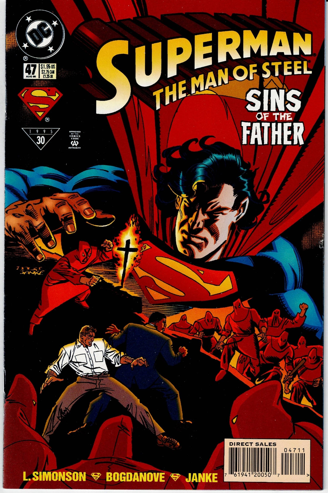 SUPERMAN: THE MAN OF STEEL # 47 VF