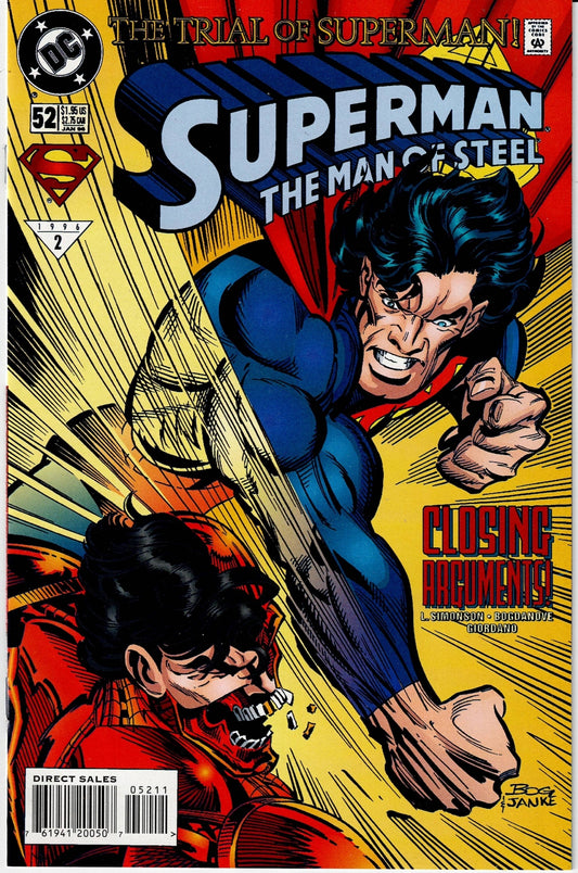 SUPERMAN: THE MAN OF STEEL # 52 VF/NM