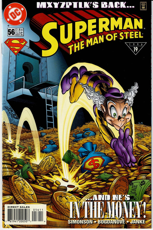 SUPERMAN: THE MAN OF STEEL # 56 NM-