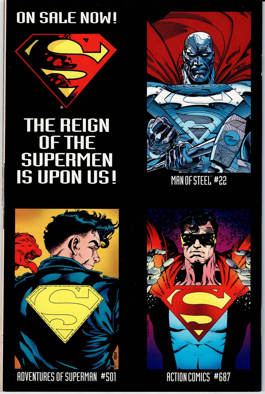 SUPERMAN (2ND SERIES) # 78 NM Die-Cut Cover Variant