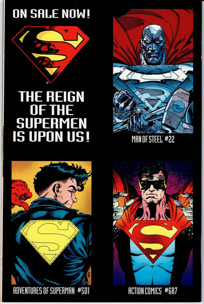 SUPERMAN (2ND SERIES) # 78 NM Die-Cut Cover Variant