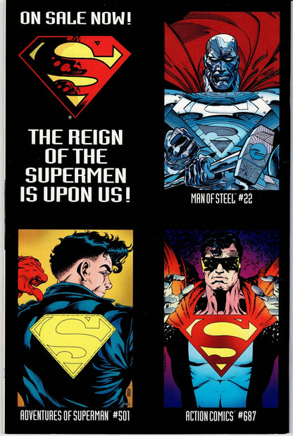 SUPERMAN (2ND SERIES) # 78 VF Die-Cut Cover Variant