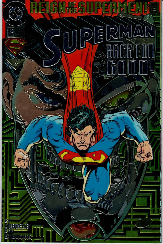 SUPERMAN (2ND SERIES) # 82 NM Chromium Cover Variant