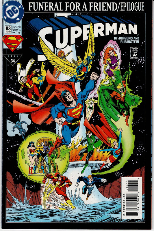 SUPERMAN (2ND SERIES) # 83 FN/VF