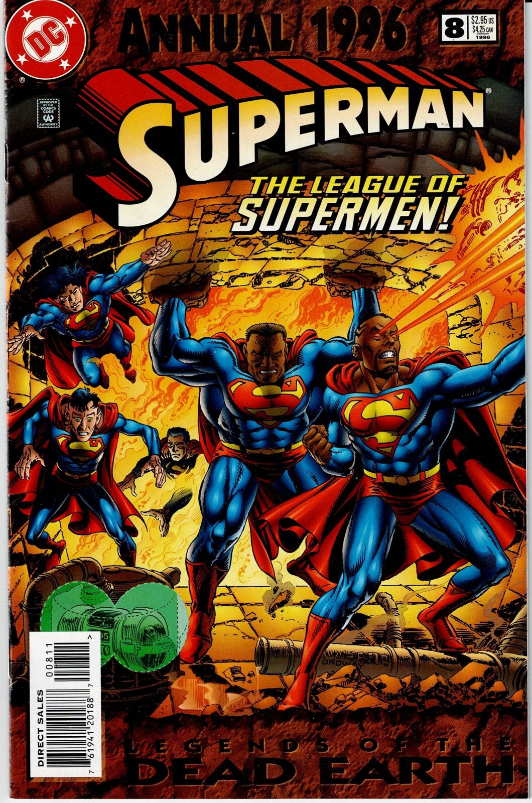 SUPERMAN (2ND SERIES) ANNUAL # 8 FN/VF
