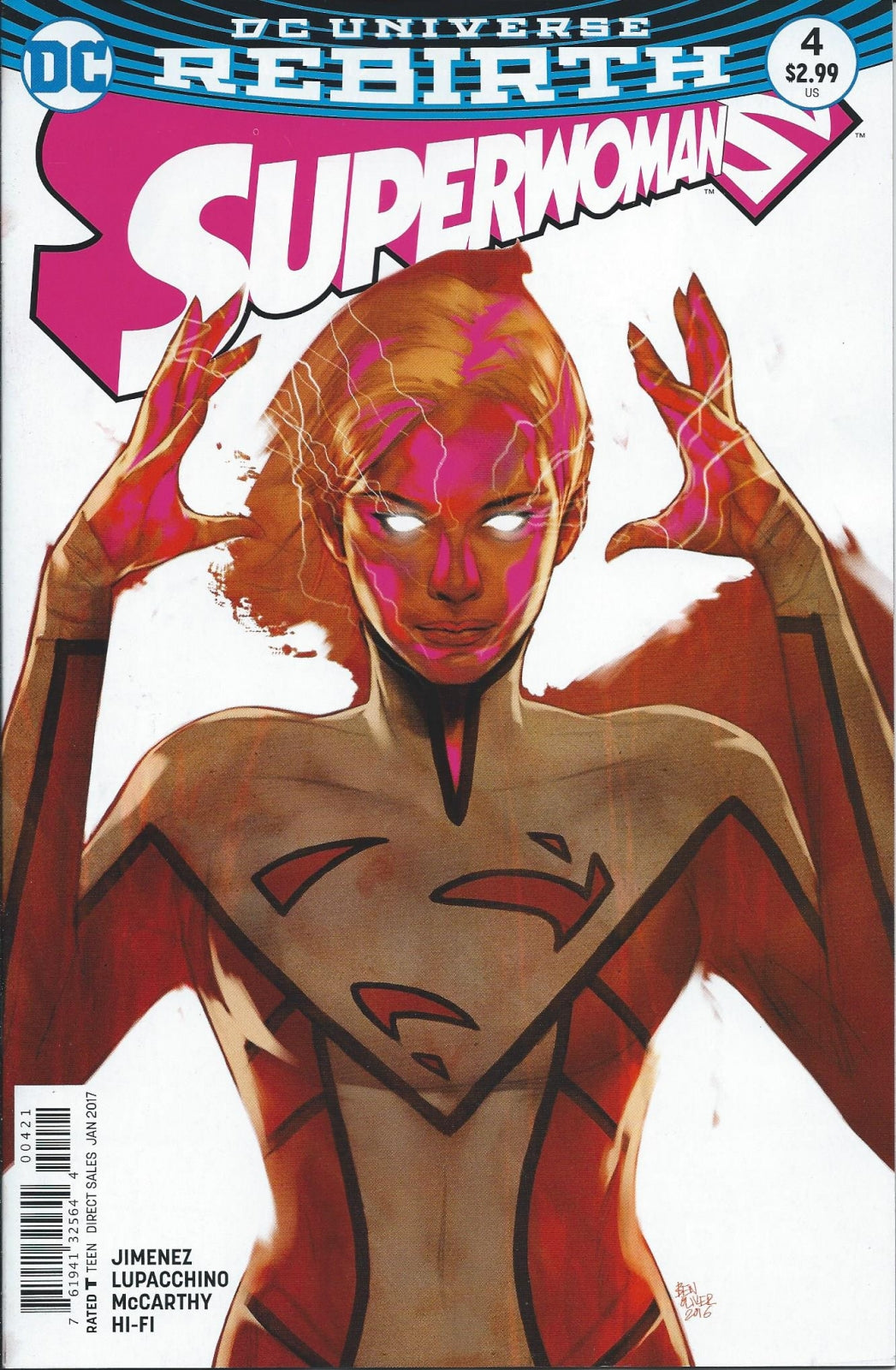 SUPERWOMAN # 4 VF Ben Oliver Variant