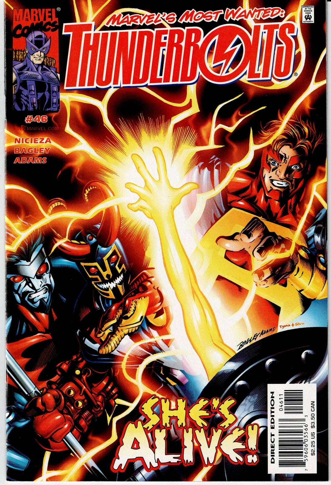 THUNDERBOLTS (1ST SERIES) # 46 NM-