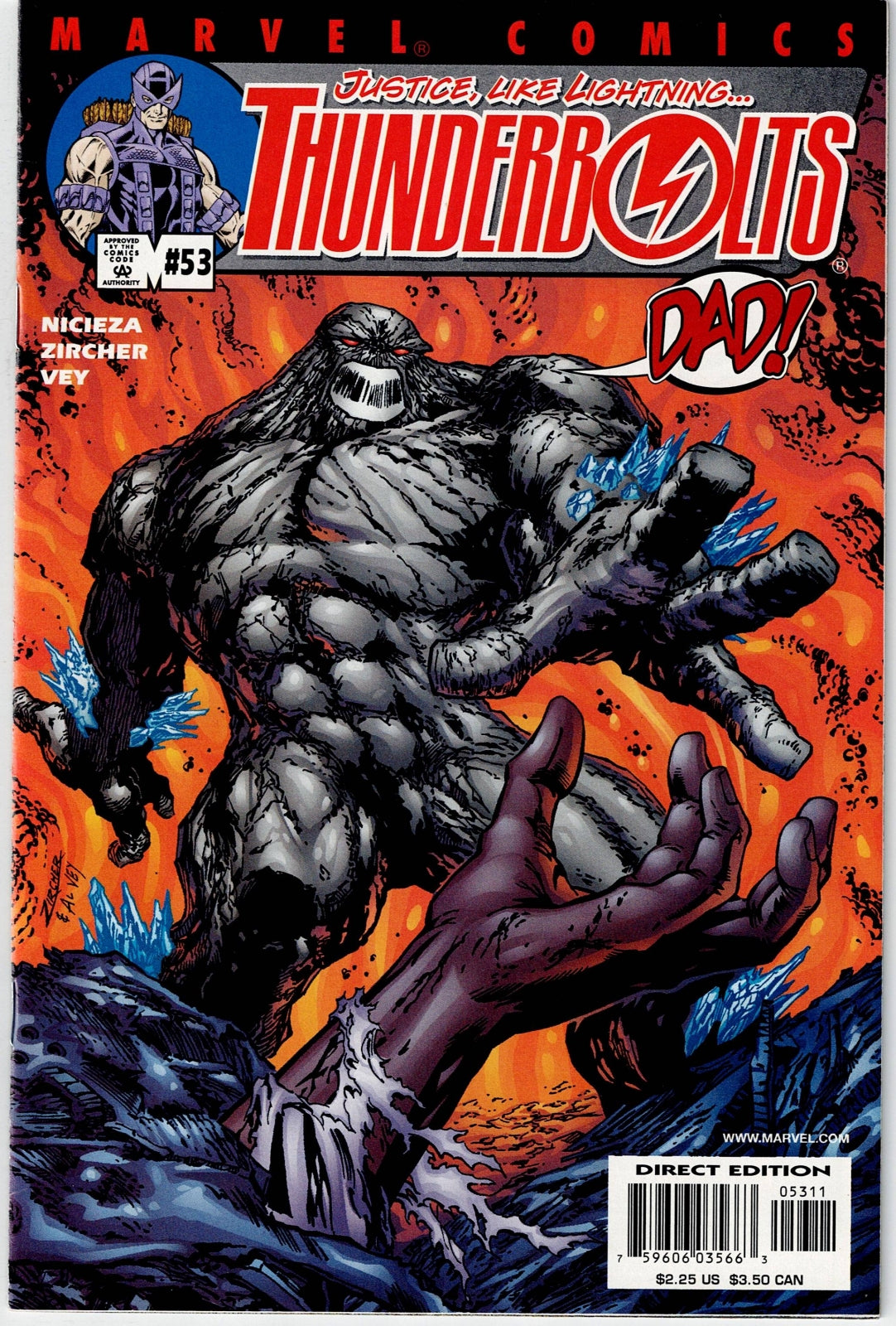 THUNDERBOLTS (1ST SERIES) # 53 VF