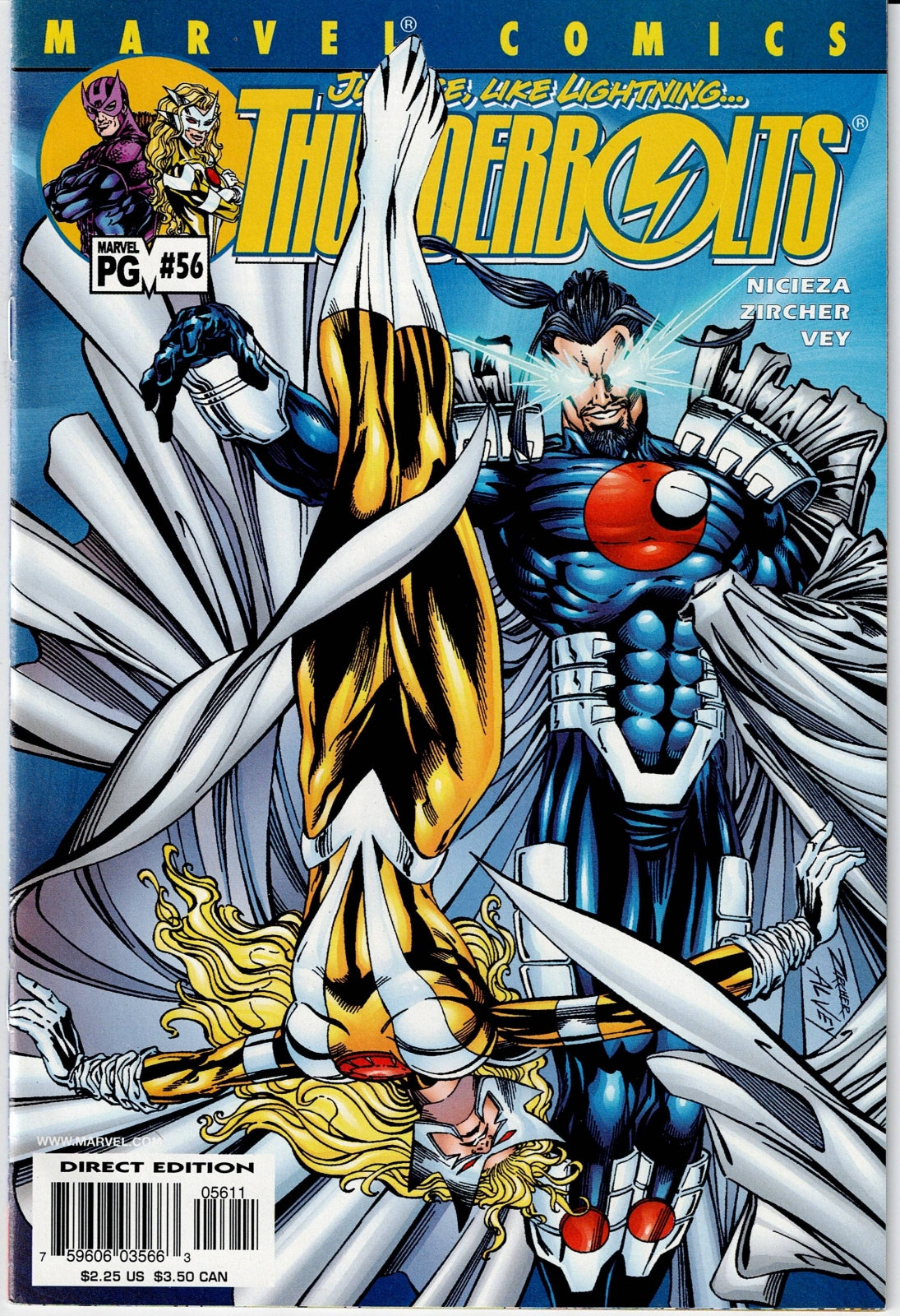 THUNDERBOLTS (1ST SERIES) # 56 VF