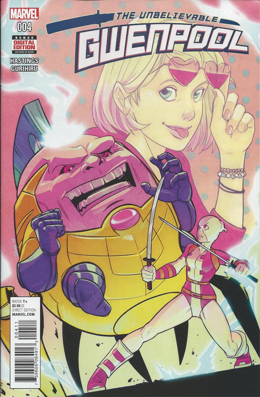 UNBELIEVABLE GWENPOOL # 4 NM