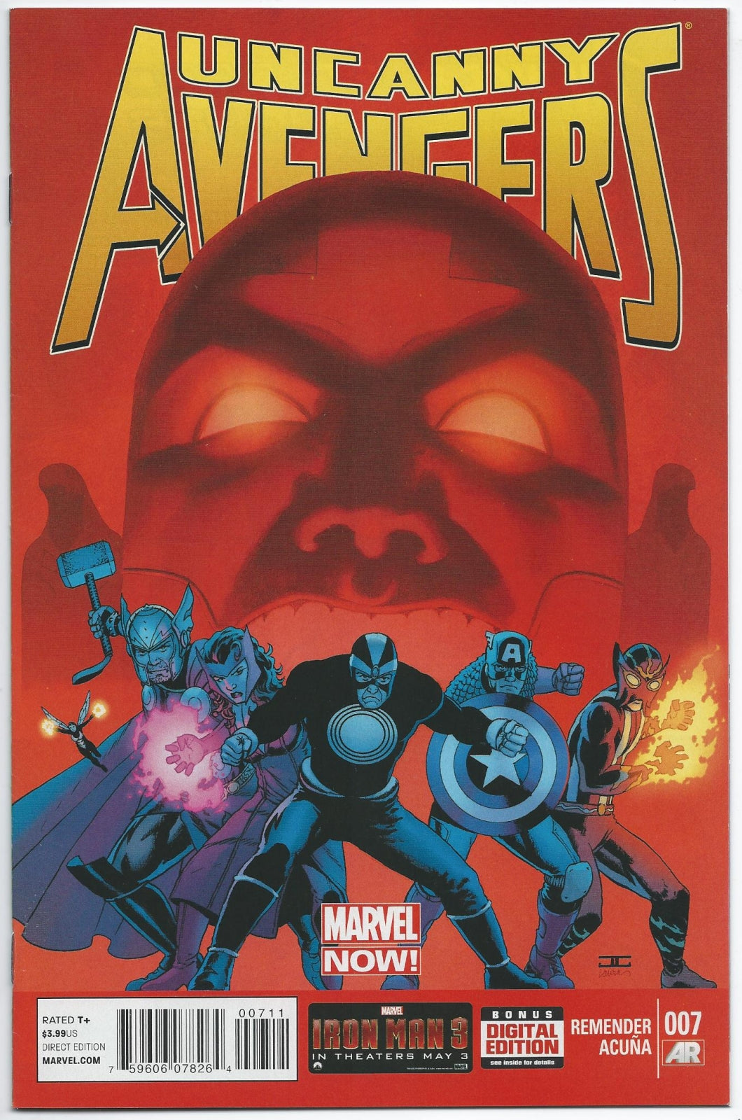 UNCANNY AVENGERS (1ST SERIES) # 7 NM