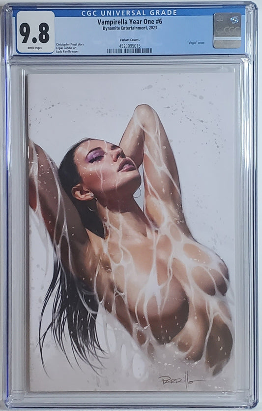 VAMPIRELLA YEAR ONE # 6 CGC 9.8 NM/MT Virgin Variant Cover L by Lucio Parrillo