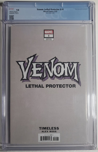 VENOM: LETHAL PROTECTOR II # 1 CGC 9.8 NM/MT Alex Ross Timeless Venom