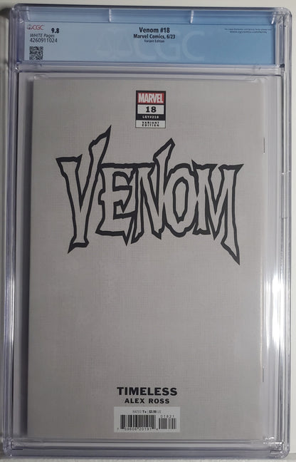 VENOM (5TH SERIES) #18 CGC 9.8 NM/MT Alex Ross Timeless Lizard