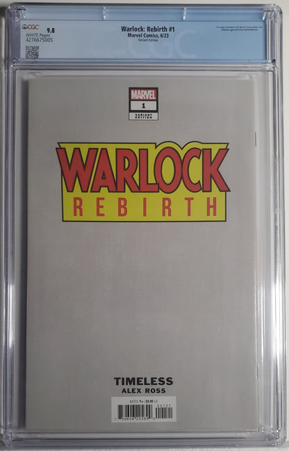 WARLOCK: REBIRTH # 1 CGC 9.8 NM/MT Alex Ross Timeless Thanos