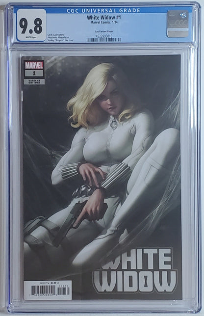 WHITE WIDOW # 1 CGC 9.8 NM/MT Stanley "Artgerm" Lau Variant