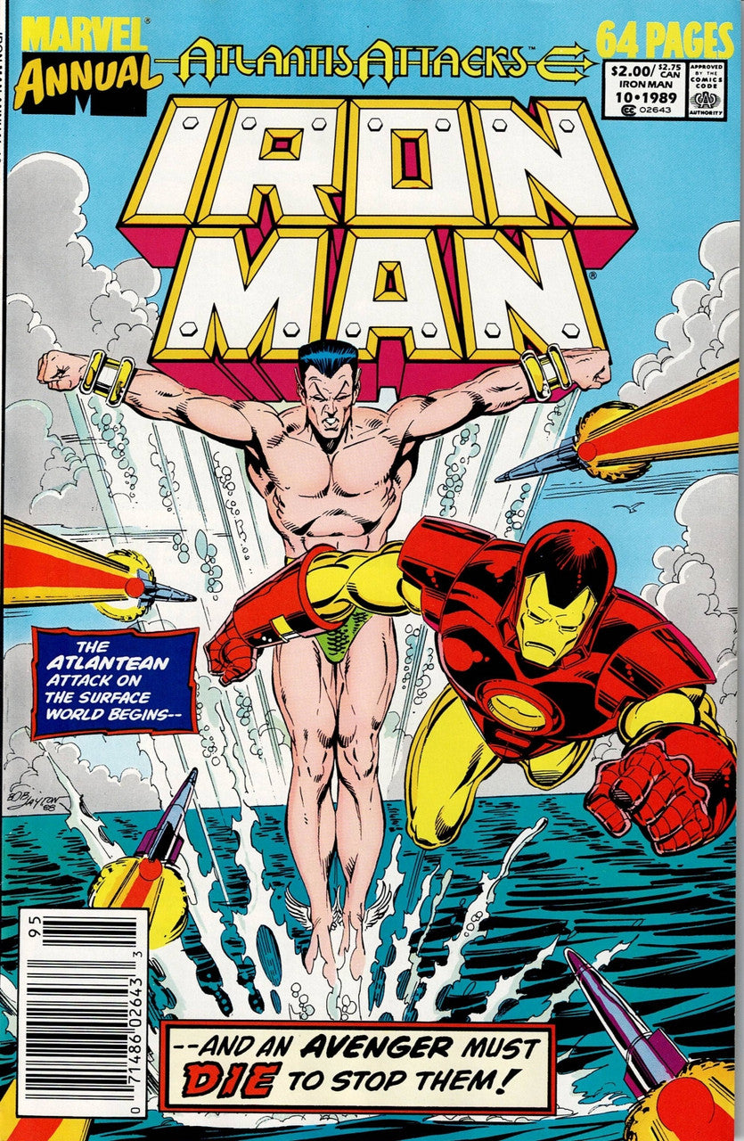 IRON MAN (1ST SERIES) ANNUAL #10 NM-