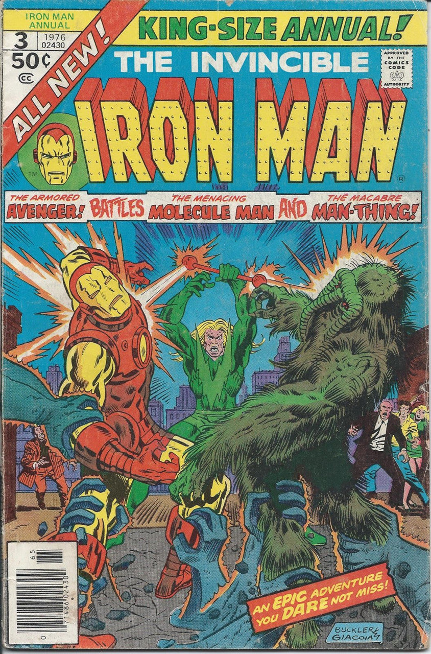 IRON MAN (1ST SERIES) ANNUAL # 3 GD/VG