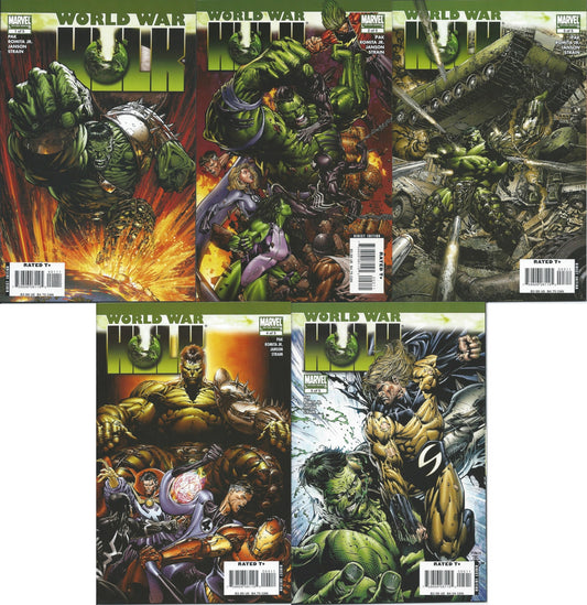 WORLD WAR HULK #1-5 NM Complete Collected Set